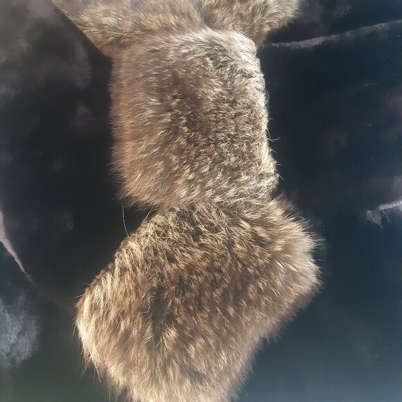 1960s New Yorker Alysha Seal Dyed Lamb Full length Chocolate Vintage Fur Coat - Picture 3 of 16